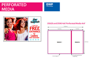 DNP DS620 PERFORATED MediaSet 4x6" (10x15cm) - 212624P