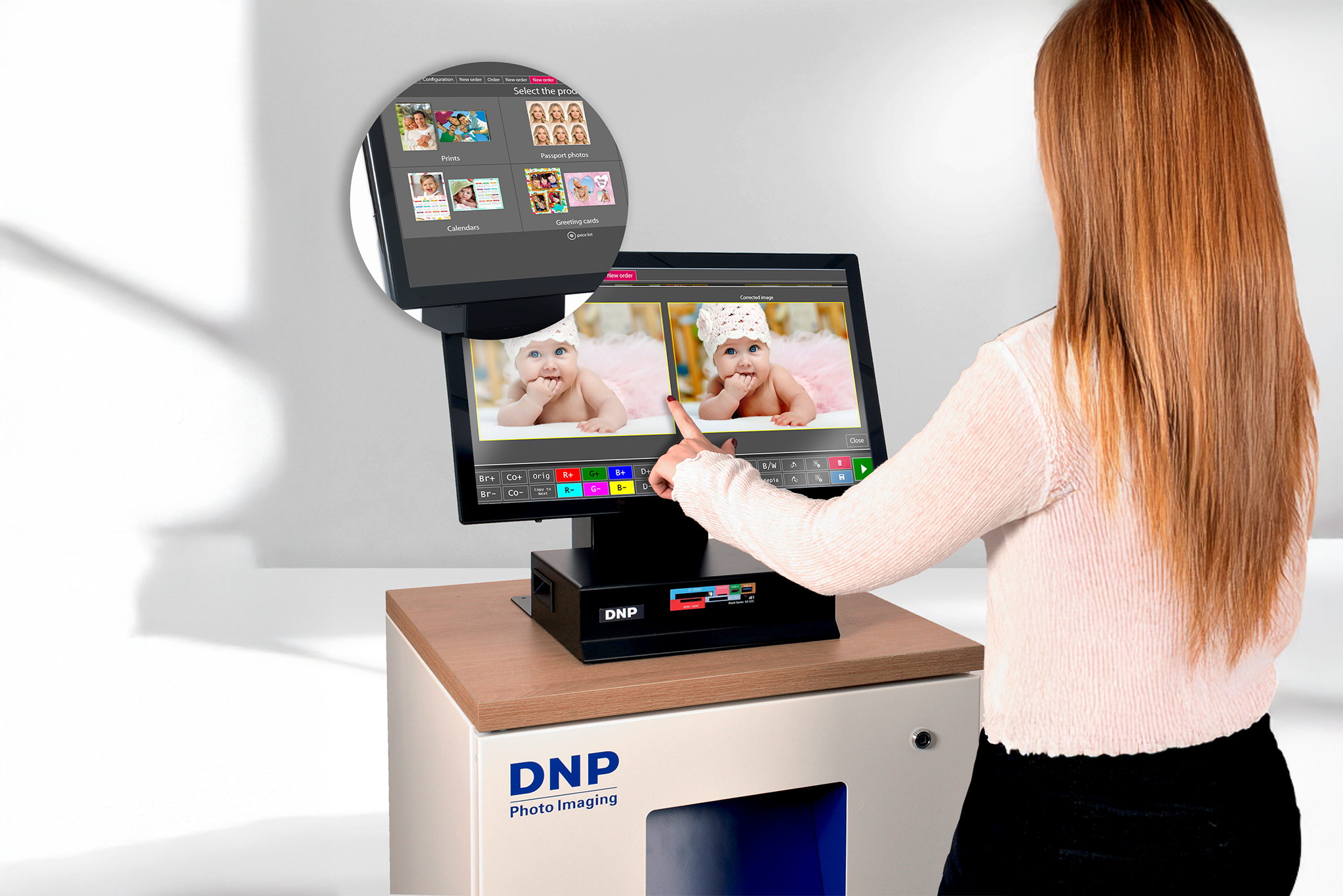 DNP DT-T90 Foto-Terminal Selbstbedienung