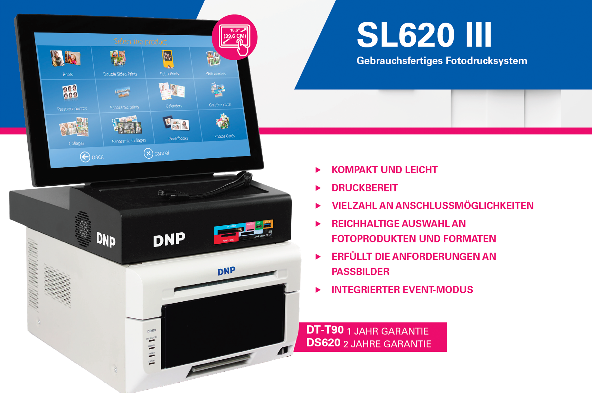 DNP SL620 III Foto-Drucksystem Kiosk - ProConsultingSchuler