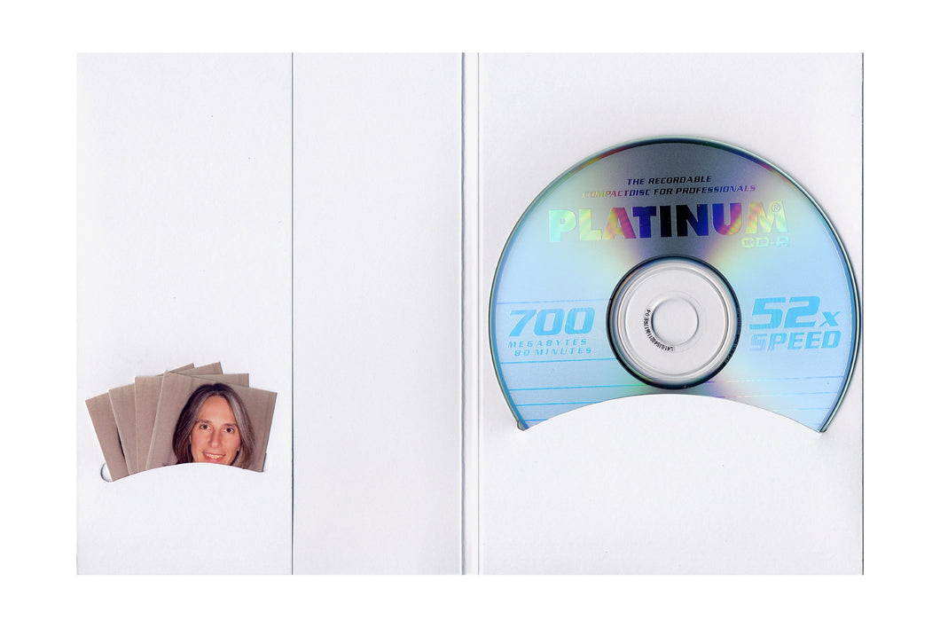 100x Portraitmappen und Passbildmappen für CD 45295 - weiss