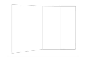 100x ProLine Portrait und Passbildmappen 45728 9x10,2cm - weiss