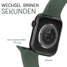 Laden Sie das Bild in den Galerie-Viewer, Silikon Ersatzarmband für Apple Watch 7,6,5,4,3,2,1, SE 38-45mm