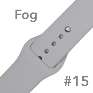 Silikon Ersatzarmband für Apple Watch 7,6,5,4,3,2,1, SE 38-45mm