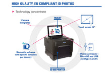 Laden Sie das Bild in den Galerie-Viewer, DNP ID600 Fotosystem für Ausweisfotos EU-Norm