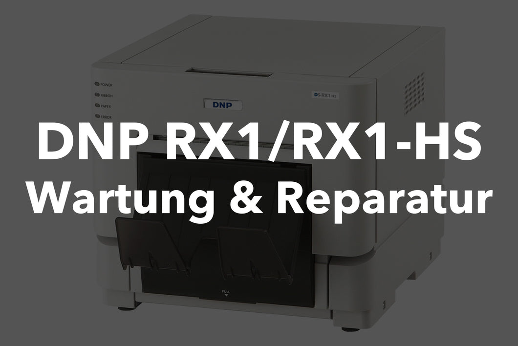 Wartung und Reparatur für einen DNP RX1 oder DNP RX1 HS